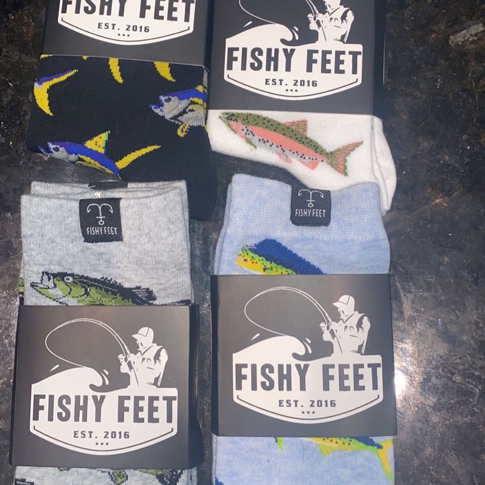 Four pack of fish socks